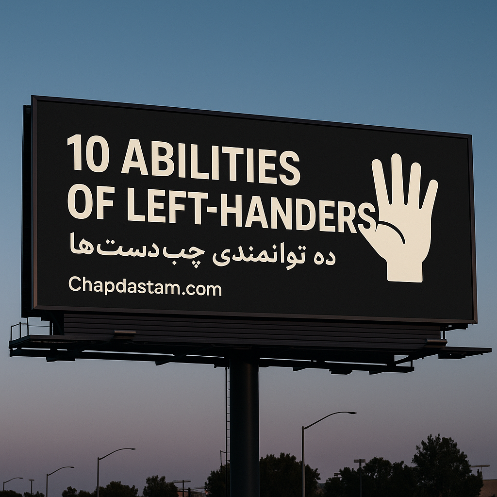 ده توانمندی چپ‌دست‌ها که علم ان را ثابت کرده است.
