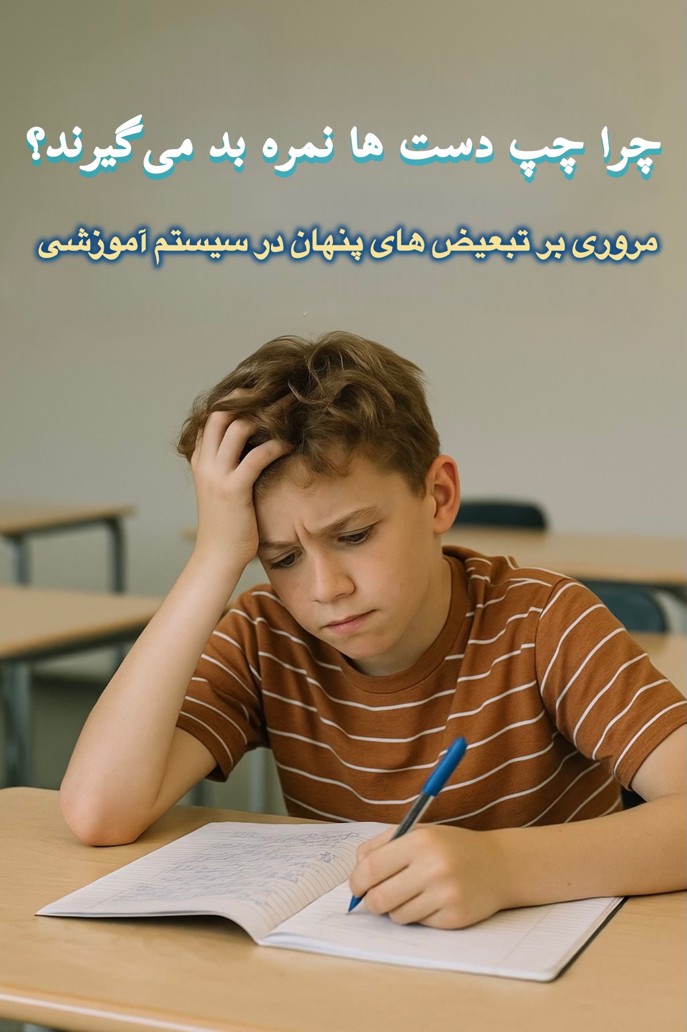 چرا چپ دست ها نمره بد می‌گیرند؟